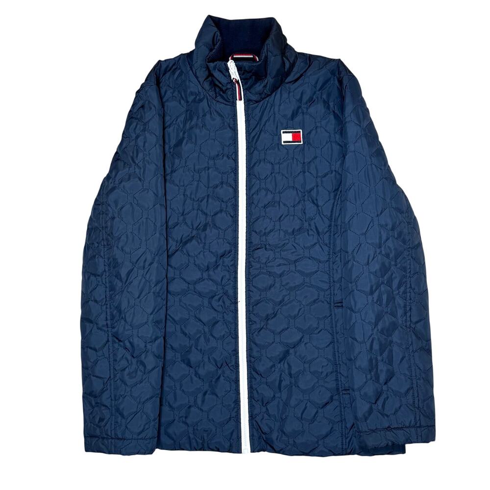 Tommy Hilfiger Jacket Womens Size M Navy Blue All Weather System Coat